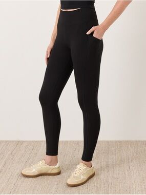New Pact Organic On the Go To Pocket Legging Black L
